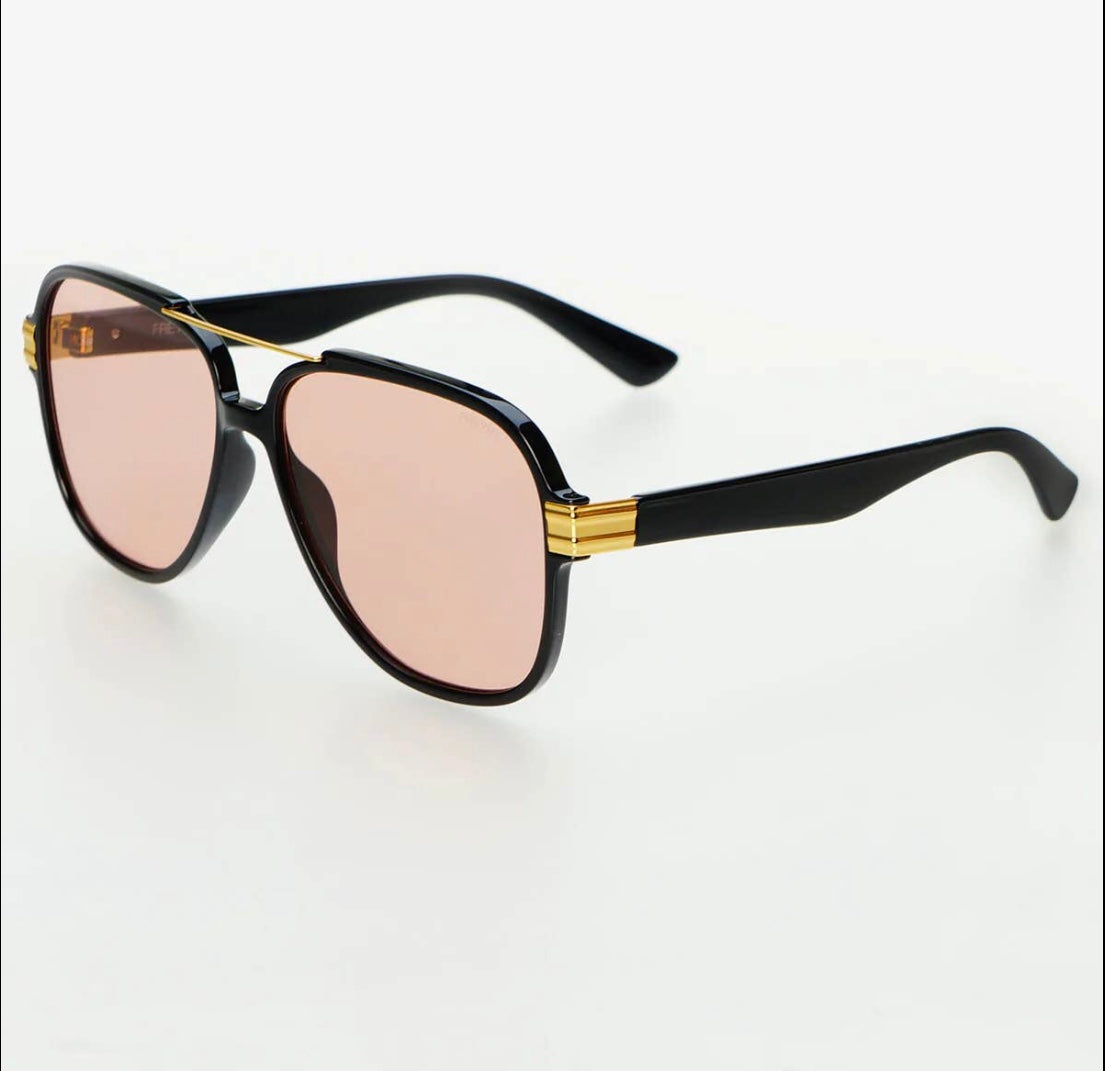 Spencer Black/Pink Sunglasses