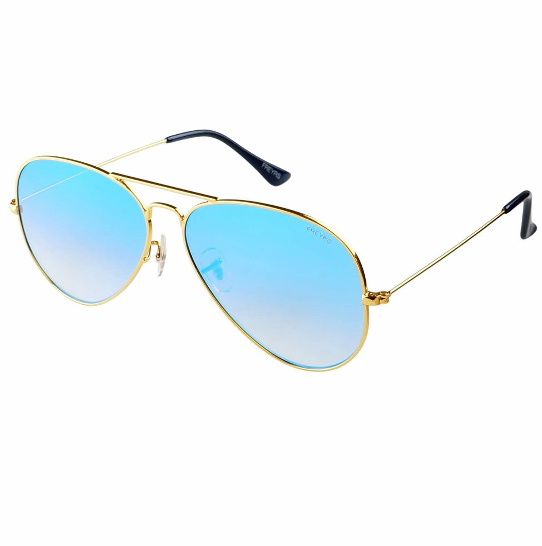 Morgan Aviator Sunglasses (Blue Mirror)