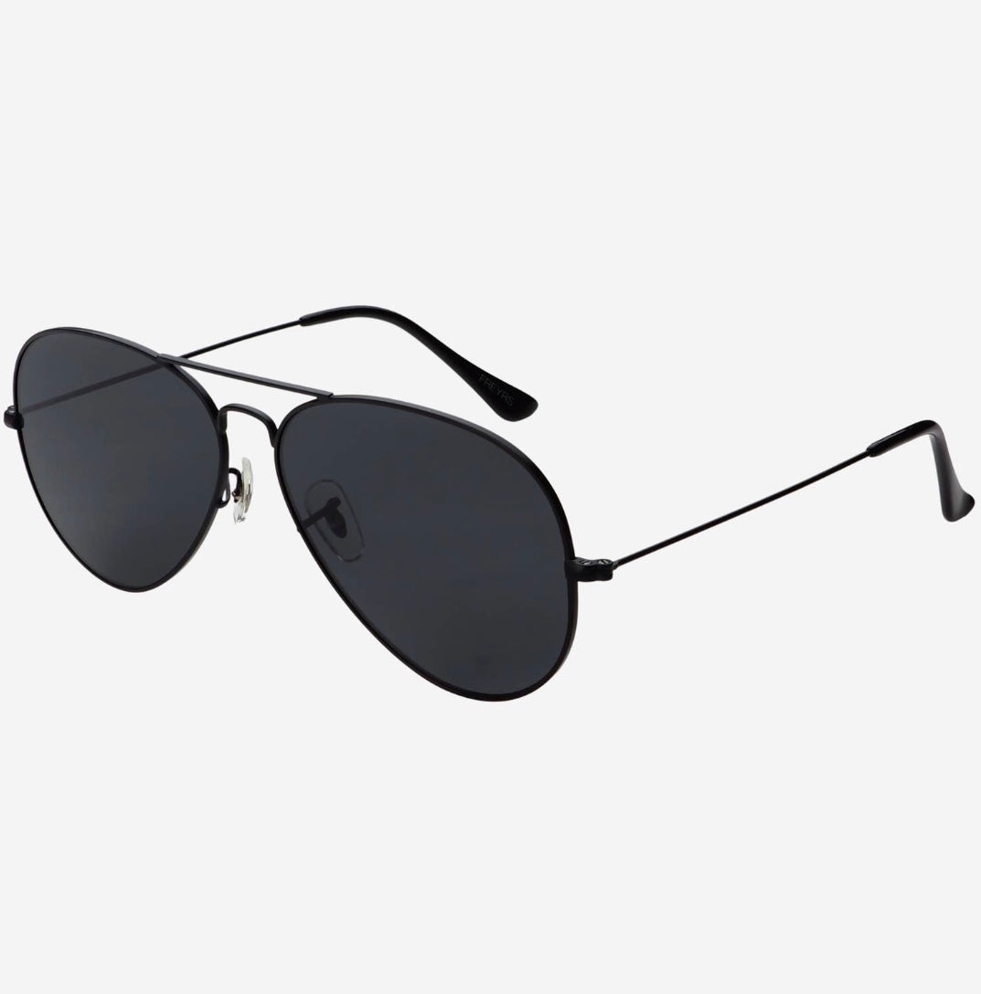 Morgan Aviator Sunglasses (Black)