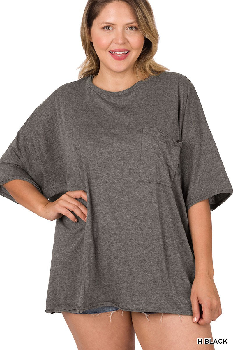 Oversized Boyfriend Tee (Multiple Colors)