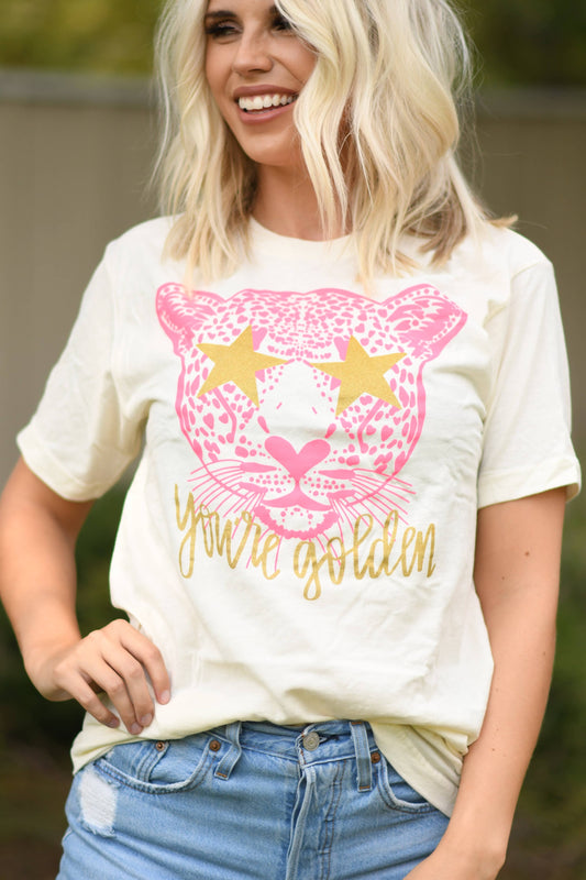 You’re Golden Tiger Tee (Cream)