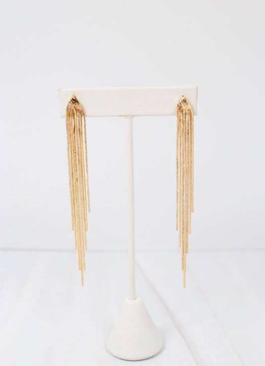 Pratt Fringe Earring GOLD