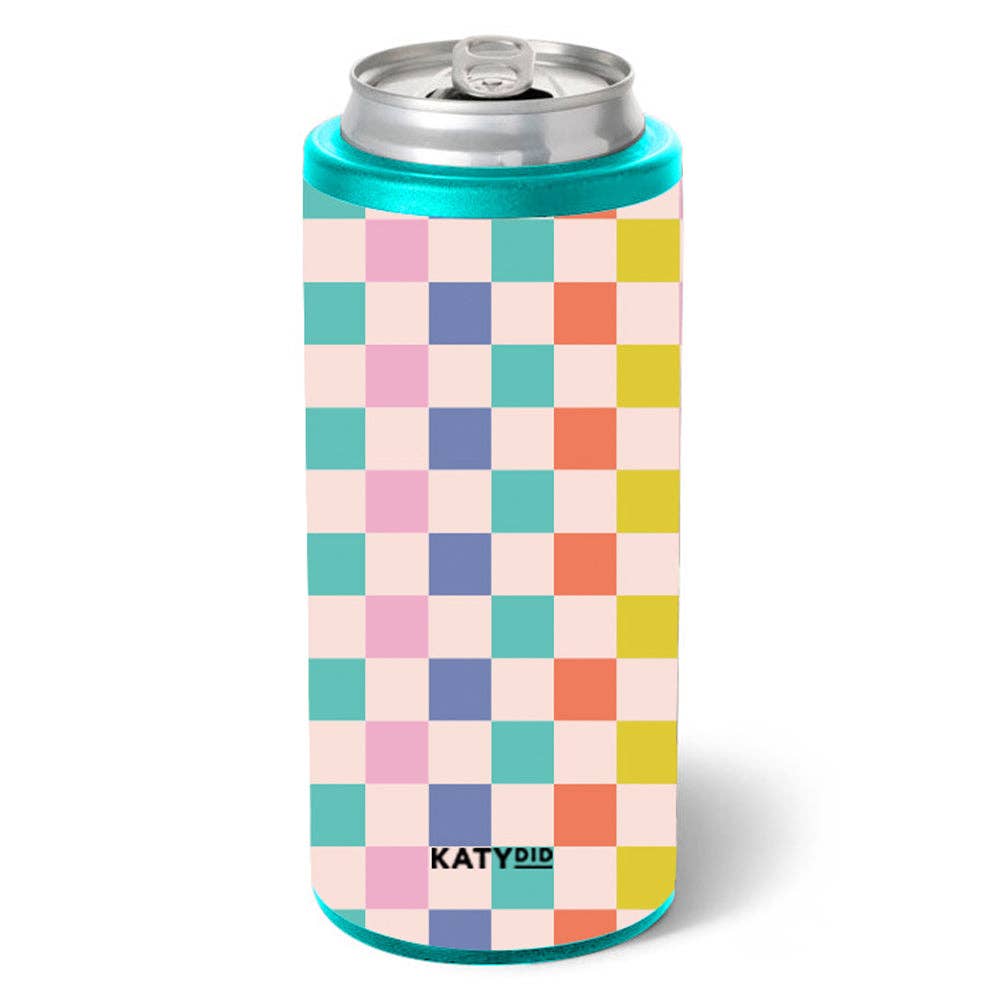 Multicolored Checkered Tumbler