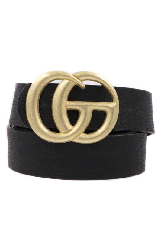 Black + Gold Belt