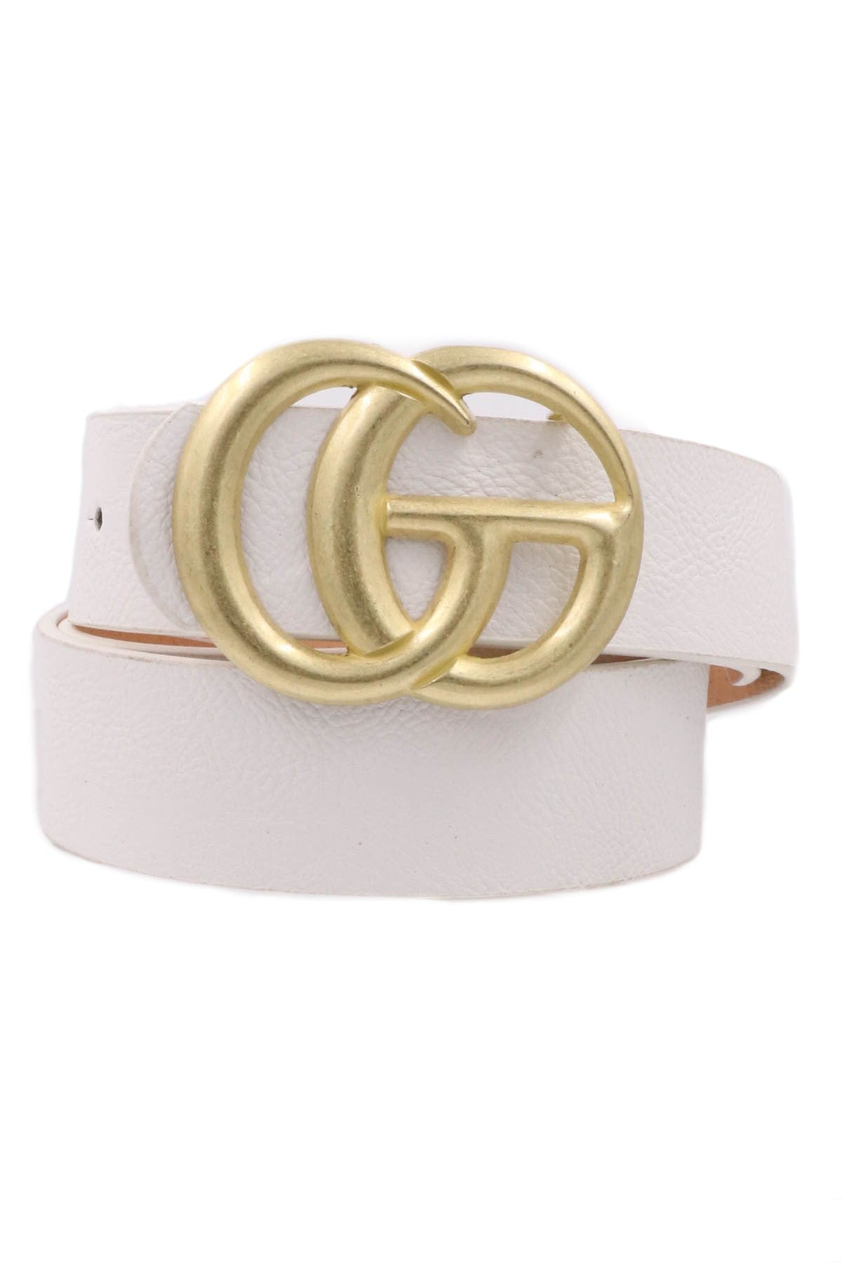 White + Gold Belt