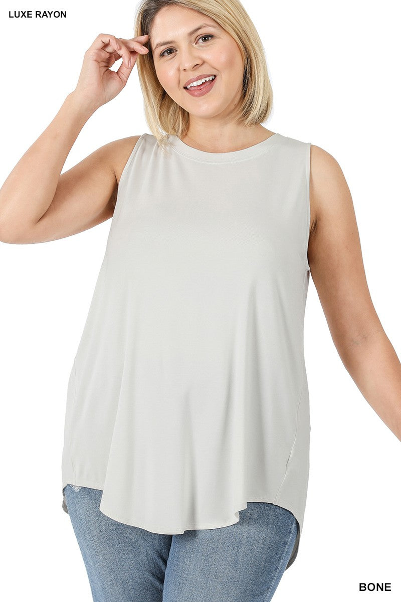 Rayon Sleeveless Top