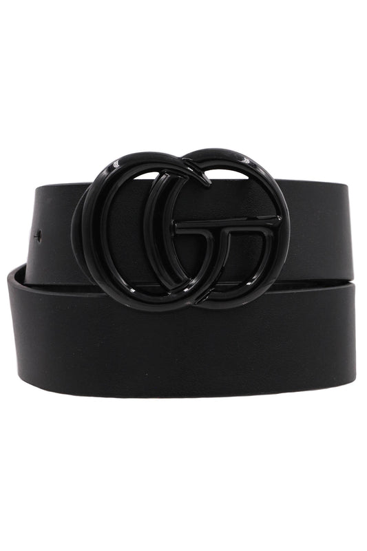 Black Monochrome Belt