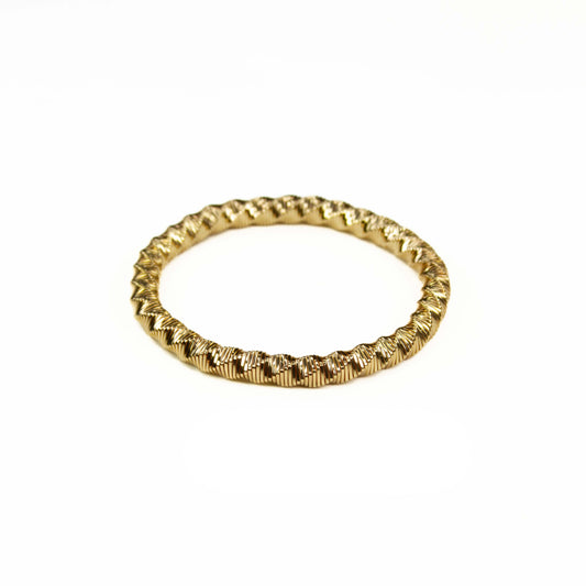 Slinky Stretch Bracelet (Loose Twist-Gold)