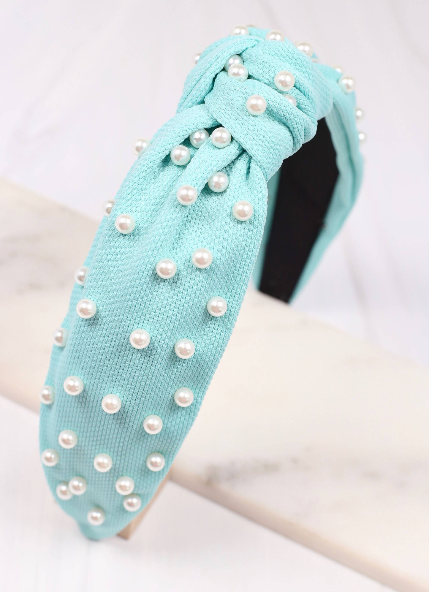 Warren Pearl Studded Headband (Mint)