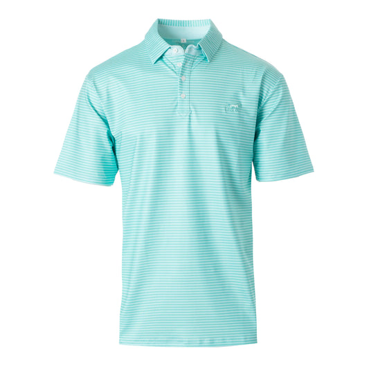 Signature Performance Polo: Seafoam