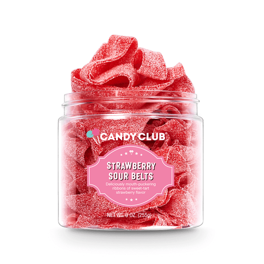 Strawberry Sour Belt Candies