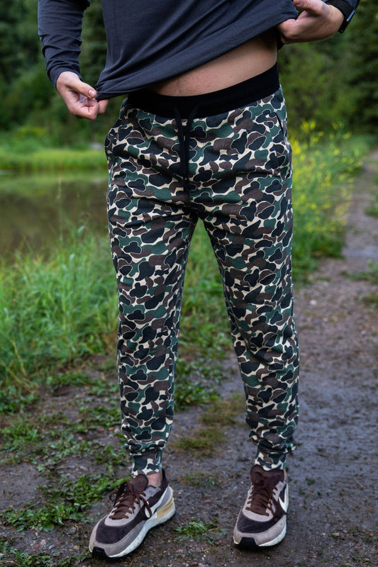 Fleece Joggers - Throwback Camo