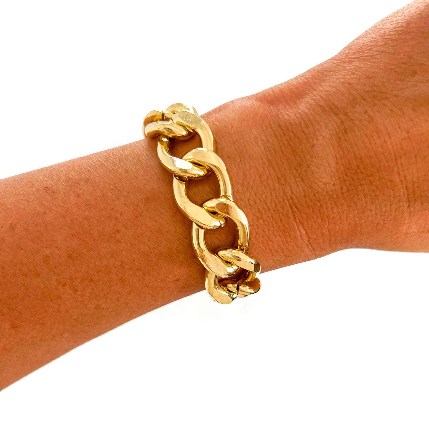 All Chunky Acrylic Chain Link Bracelet