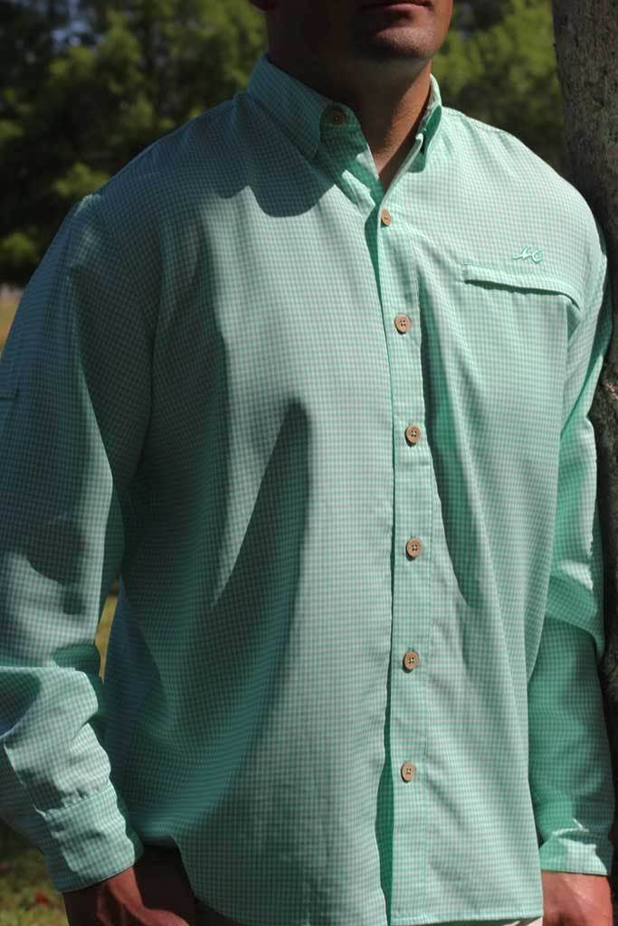 Mr. Big Sport Check Long Sleeve (Skiff Green)