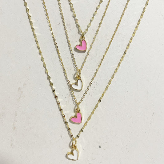 Mini Heart Pendant Necklaces