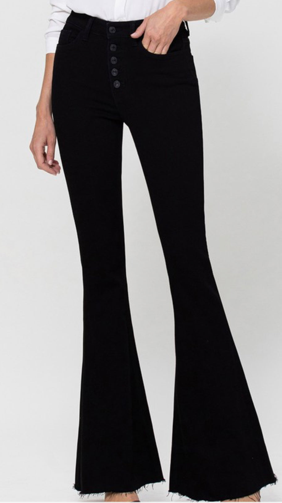 Black Flare Jeans