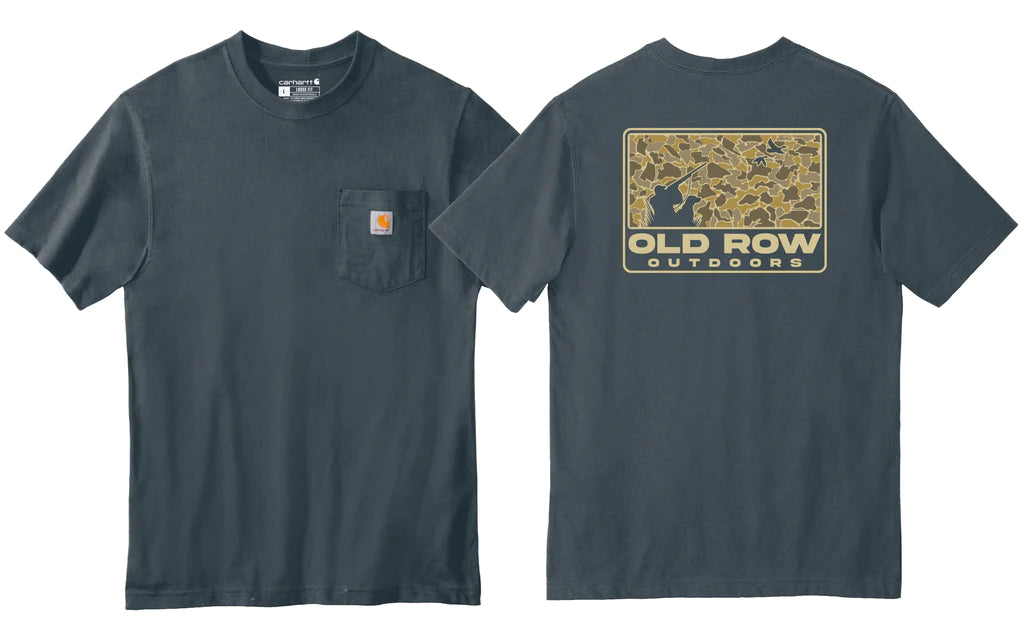 Old Row x Carhartt Deer Hunt Camo Tee (Charcoal)