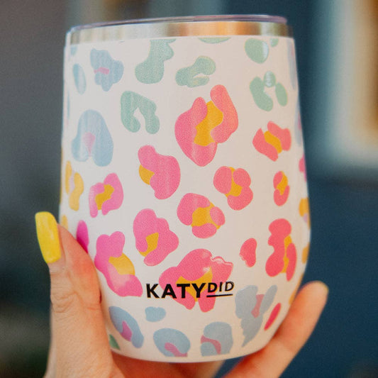 Pastel Leopard Stainless Steel Tumbler