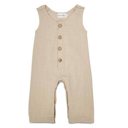 Oatmeal Linen Baby Romper