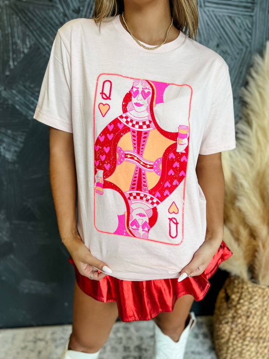 Queen of Hearts Tee