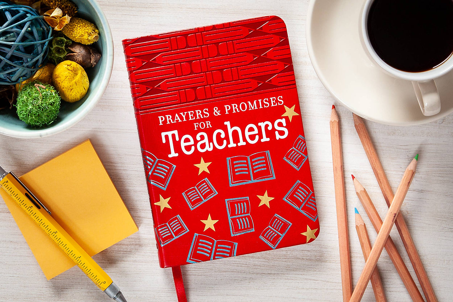 Prayers & Promises for Teachers (Faux Leather Cover)