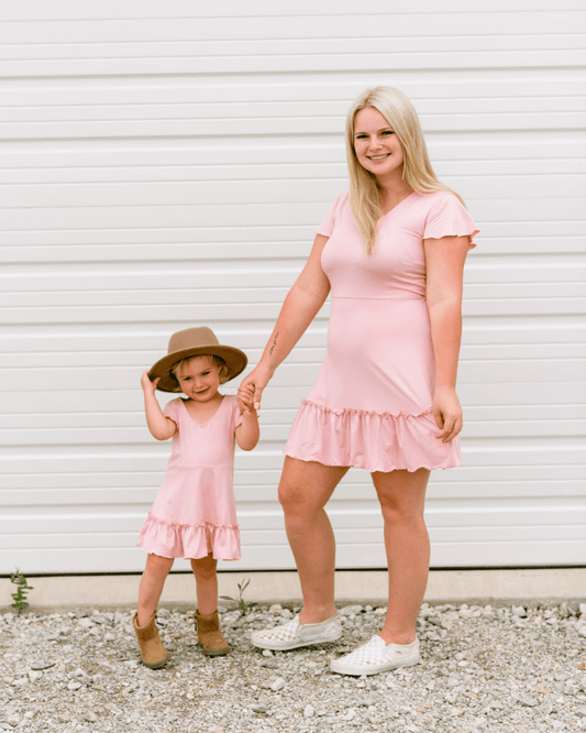 Betsy Shorty Dress - Millennial Pink