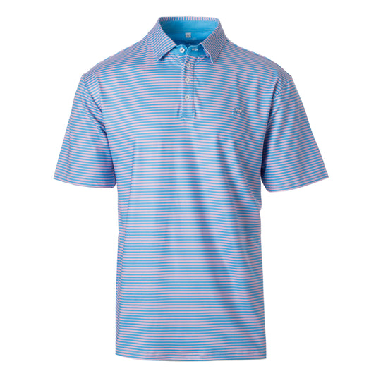 Signature Performance Polo (Pink/Blue)