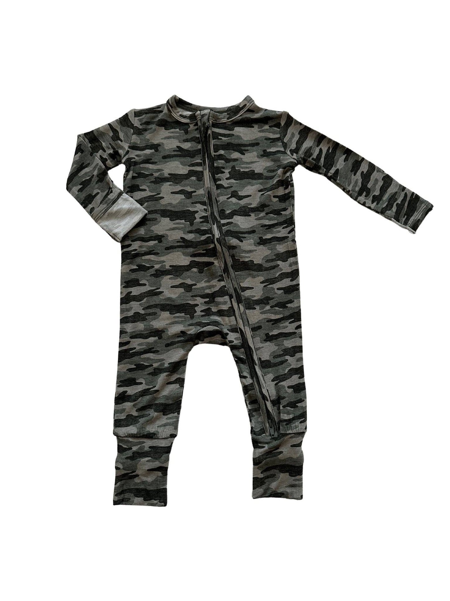 Zipper Romper - Camo