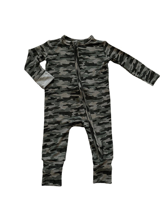 Zipper Romper - Camo