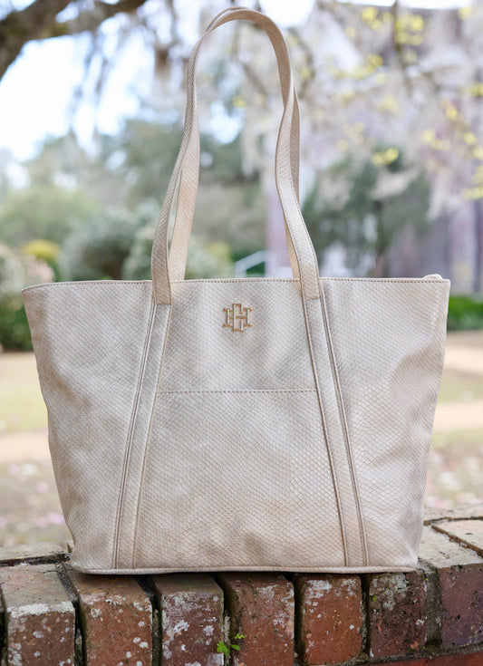 Darla Tote Shimmer Champagne