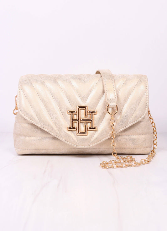 Brandy Crossbody GLIMMER CHAMPAGNE